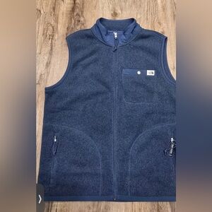 The North Face Navy Fleece Vest Large
